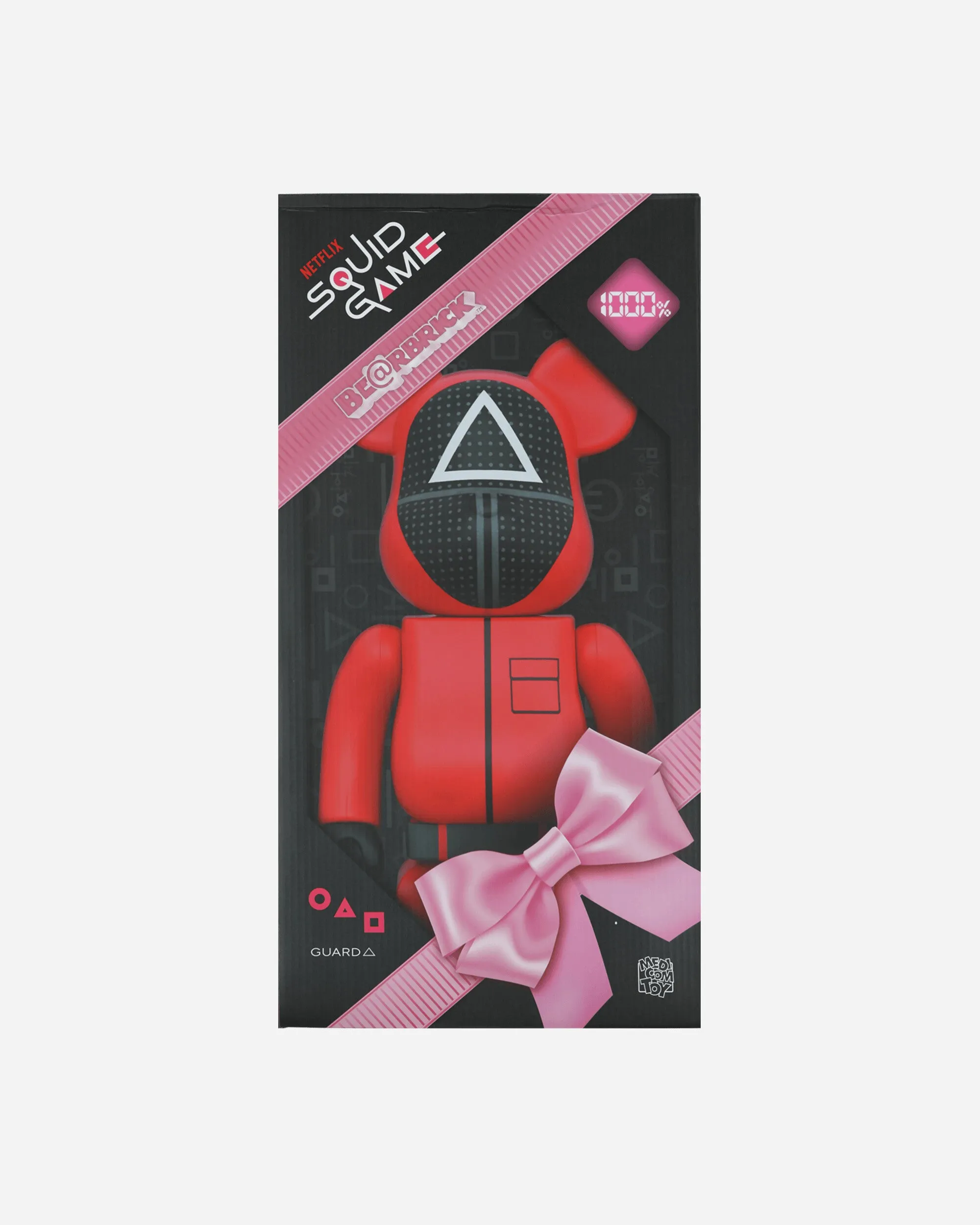 1000% Squid Game Guard Triangle Be@rbrick Multicolor