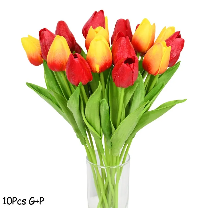 10PCS Tulip Artificial Flower