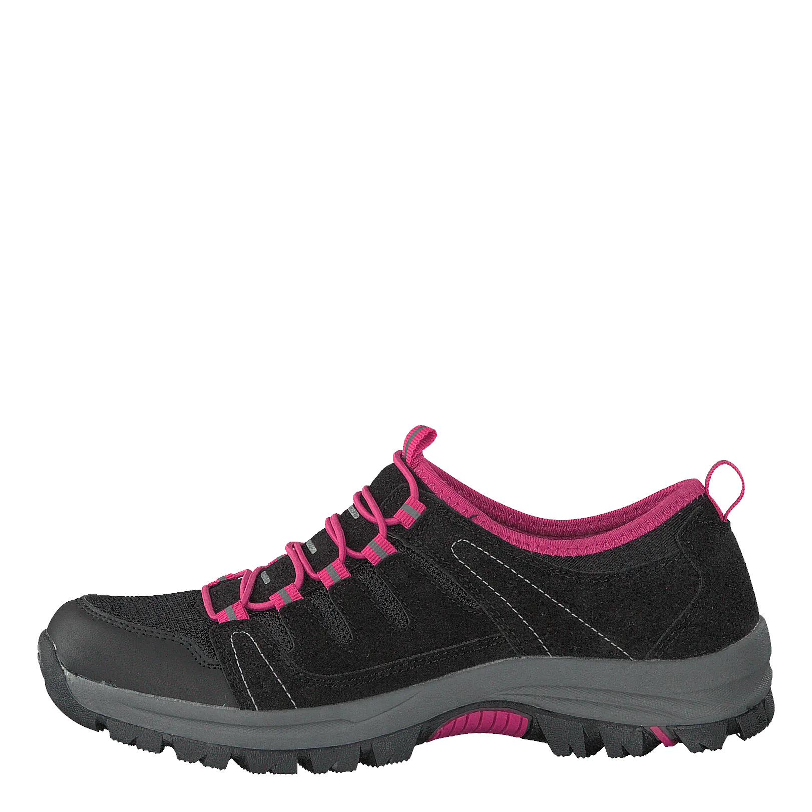 435-3111 Comfort Sock Black/fuxia