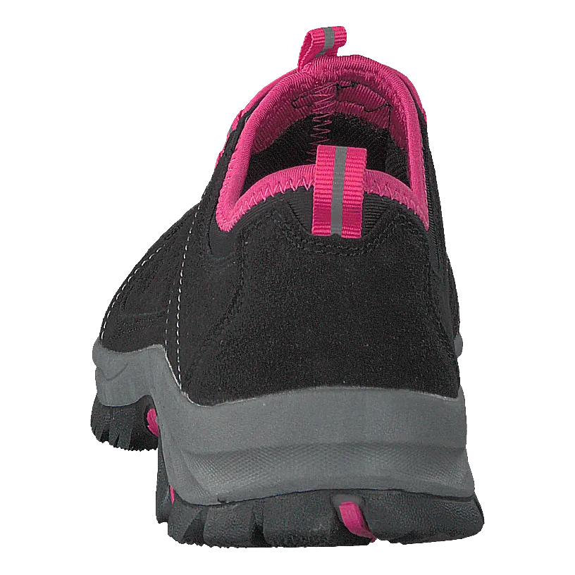 435-3111 Comfort Sock Black/fuxia