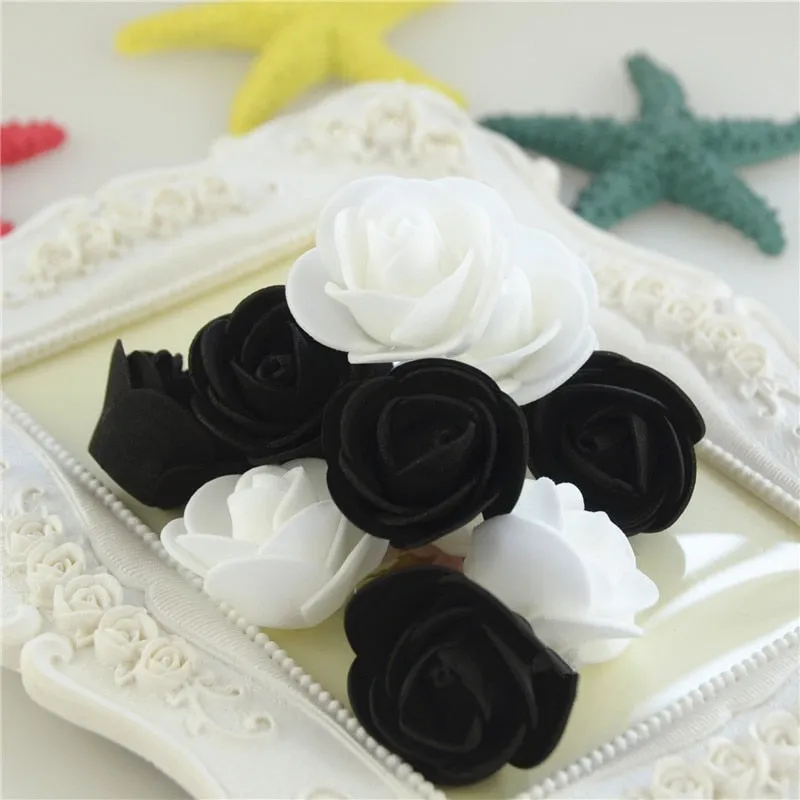 50PCS/Bag Mini Rose Flower