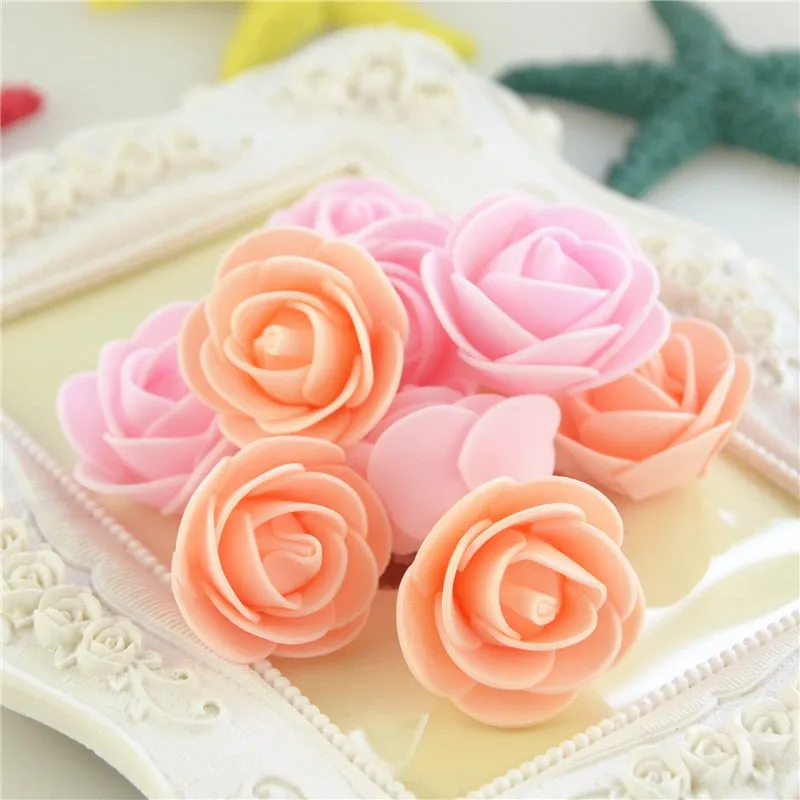 50PCS/Bag Mini Rose Flower