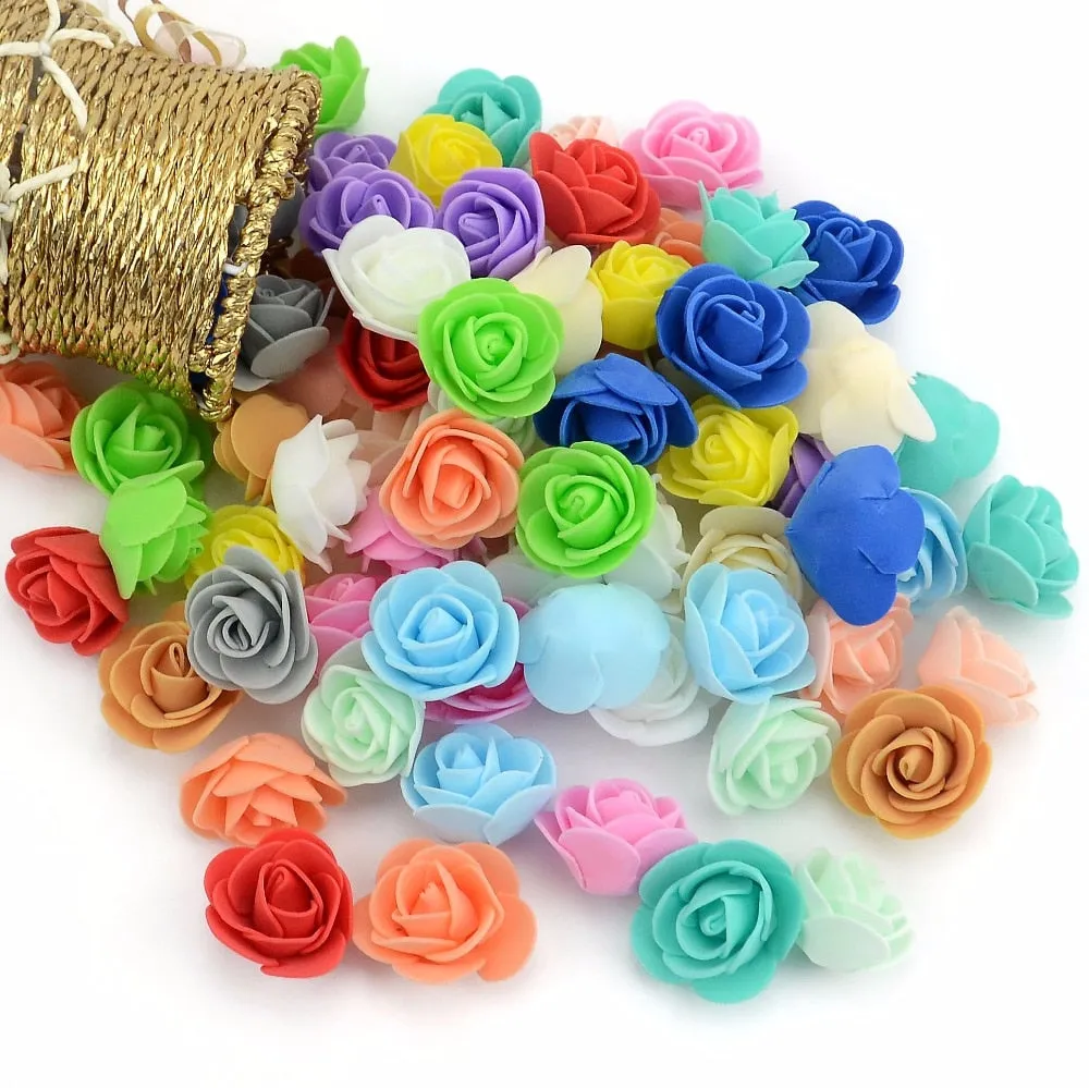 50PCS/Bag Mini Rose Flower