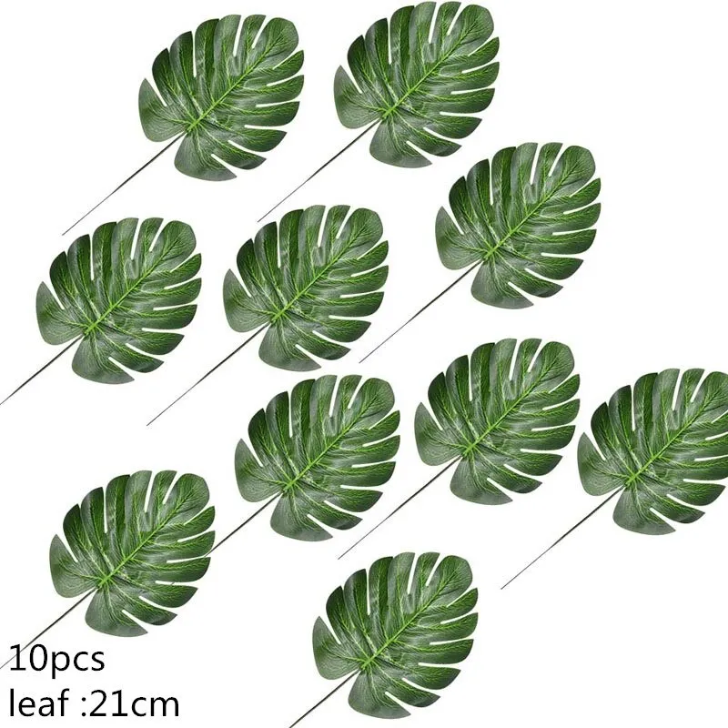 5/10pcs Artificial Turtle Leaf