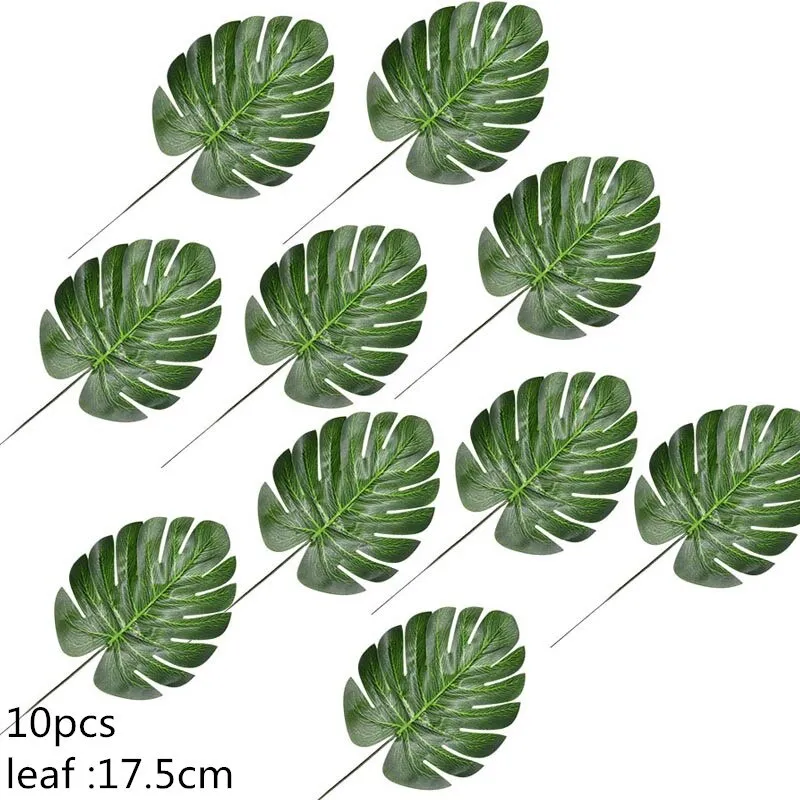 5/10pcs Artificial Turtle Leaf