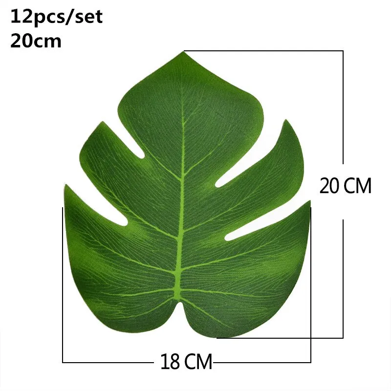 5/10pcs Artificial Turtle Leaf