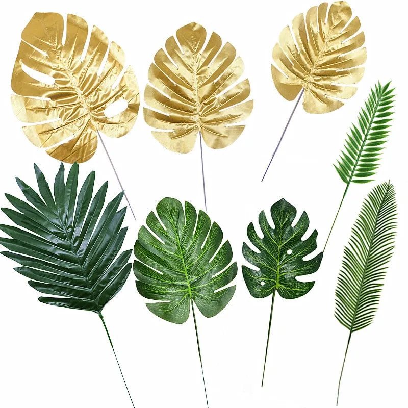 5/10pcs Artificial Turtle Leaf