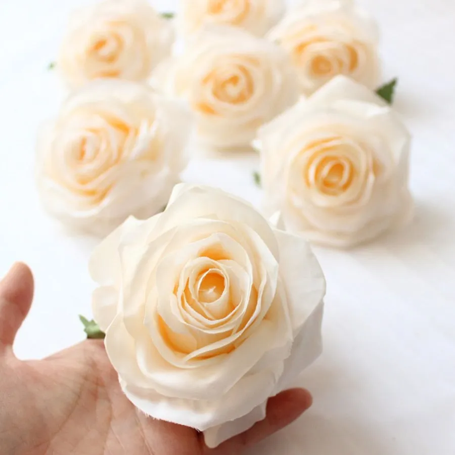 5pcs Artificial Big Rose