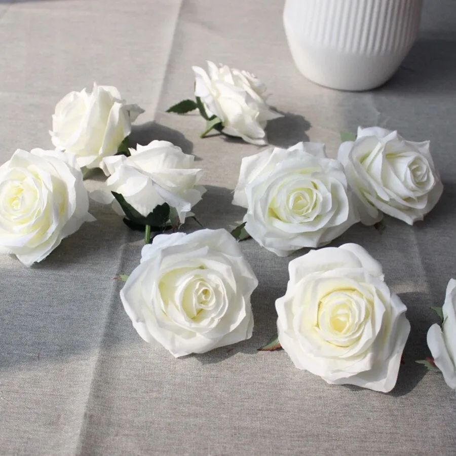 5pcs Artificial Big Rose