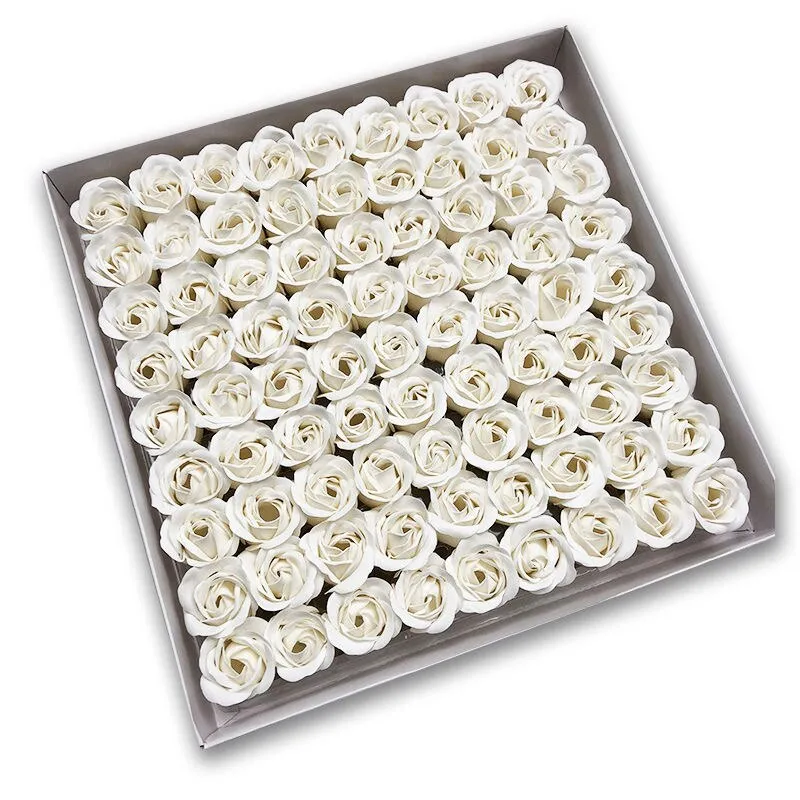 81Pcs Artificial Soap Flower