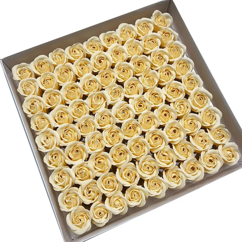 81Pcs Artificial Soap Flower