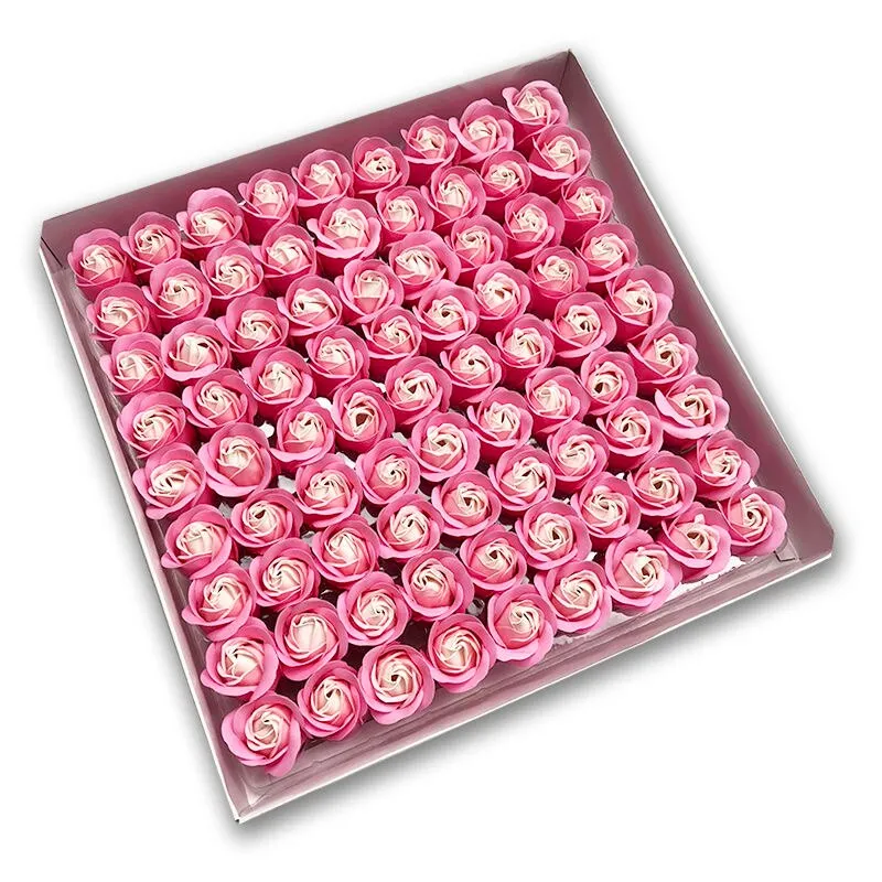 81Pcs Artificial Soap Flower