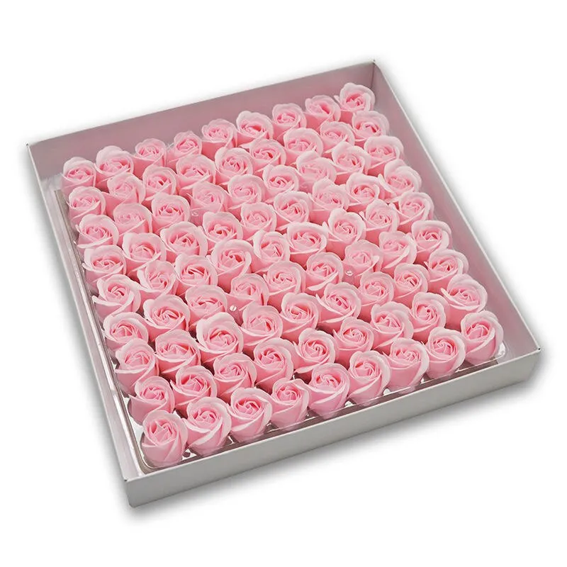 81Pcs Artificial Soap Flower