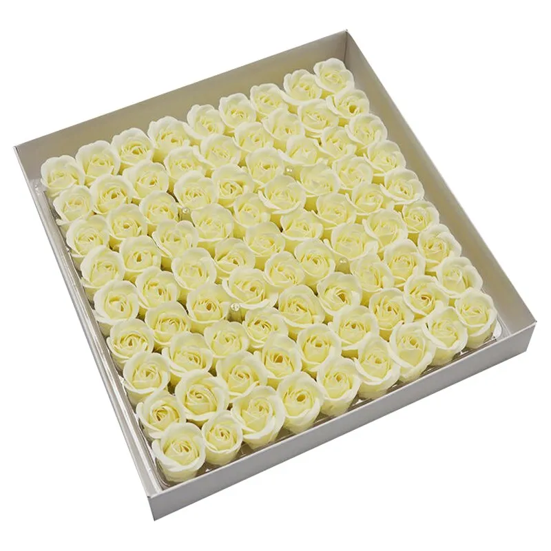 81Pcs Artificial Soap Flower