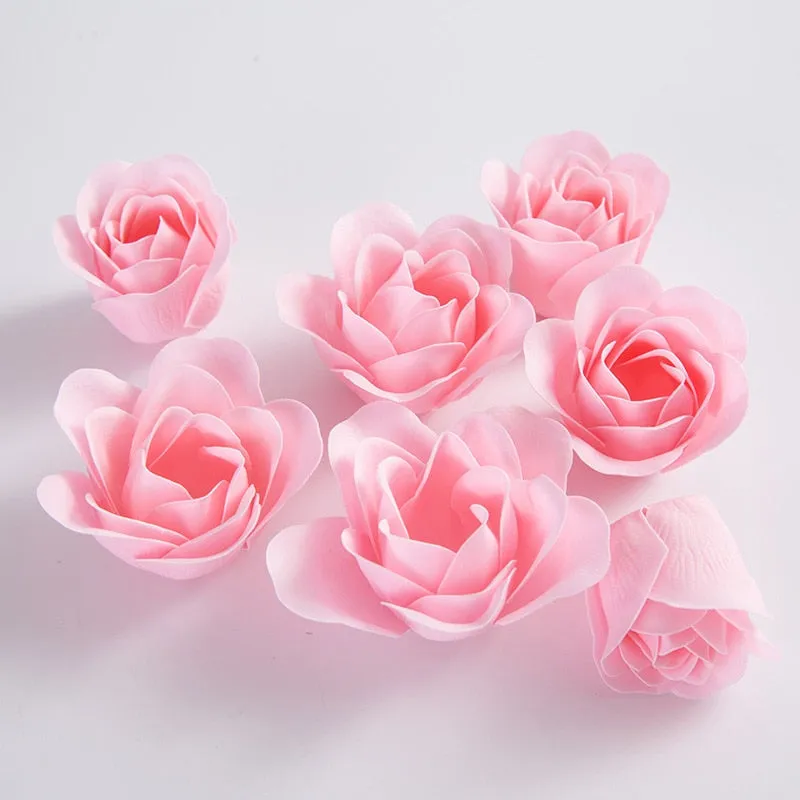 81Pcs Artificial Soap Flower