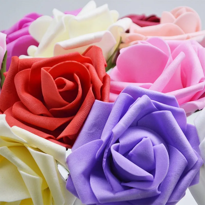 8cm Large Rose Artificial Flower