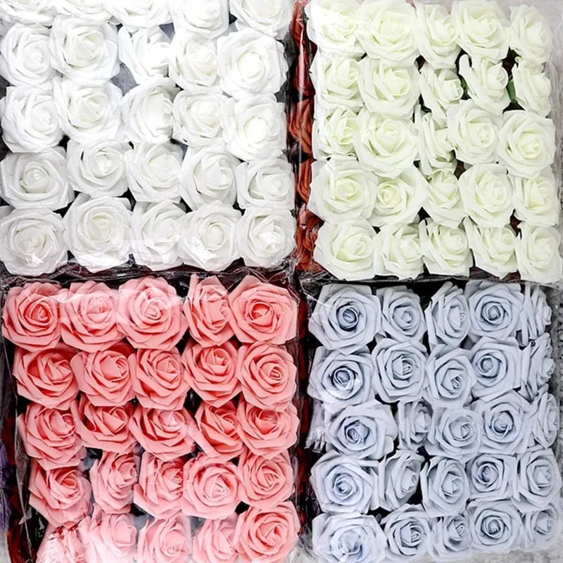 8cm Large Rose Artificial Flower