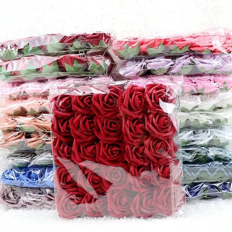 8cm Large Rose Artificial Flower