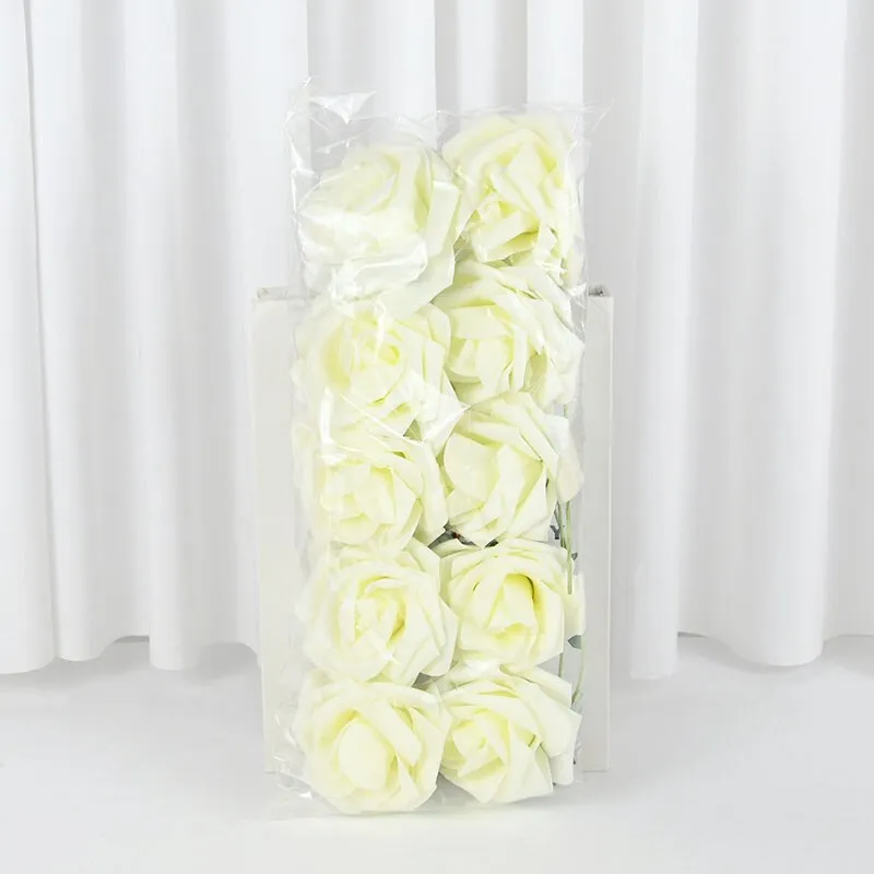 8cm Large Rose Artificial Flower