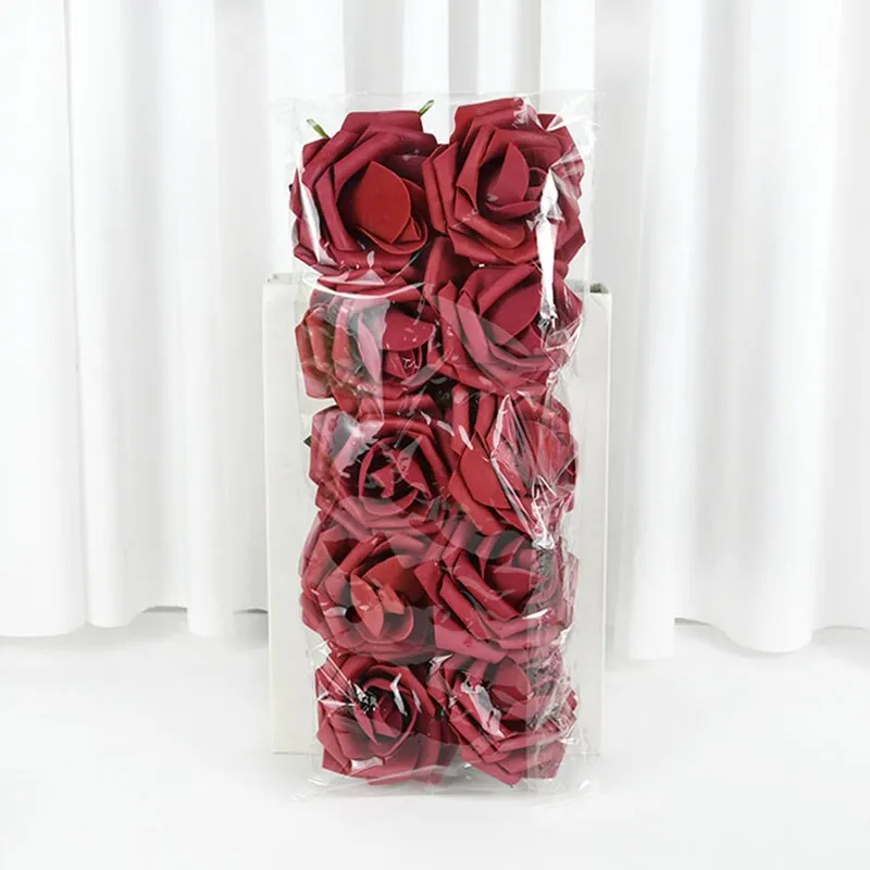 8cm Large Rose Artificial Flower