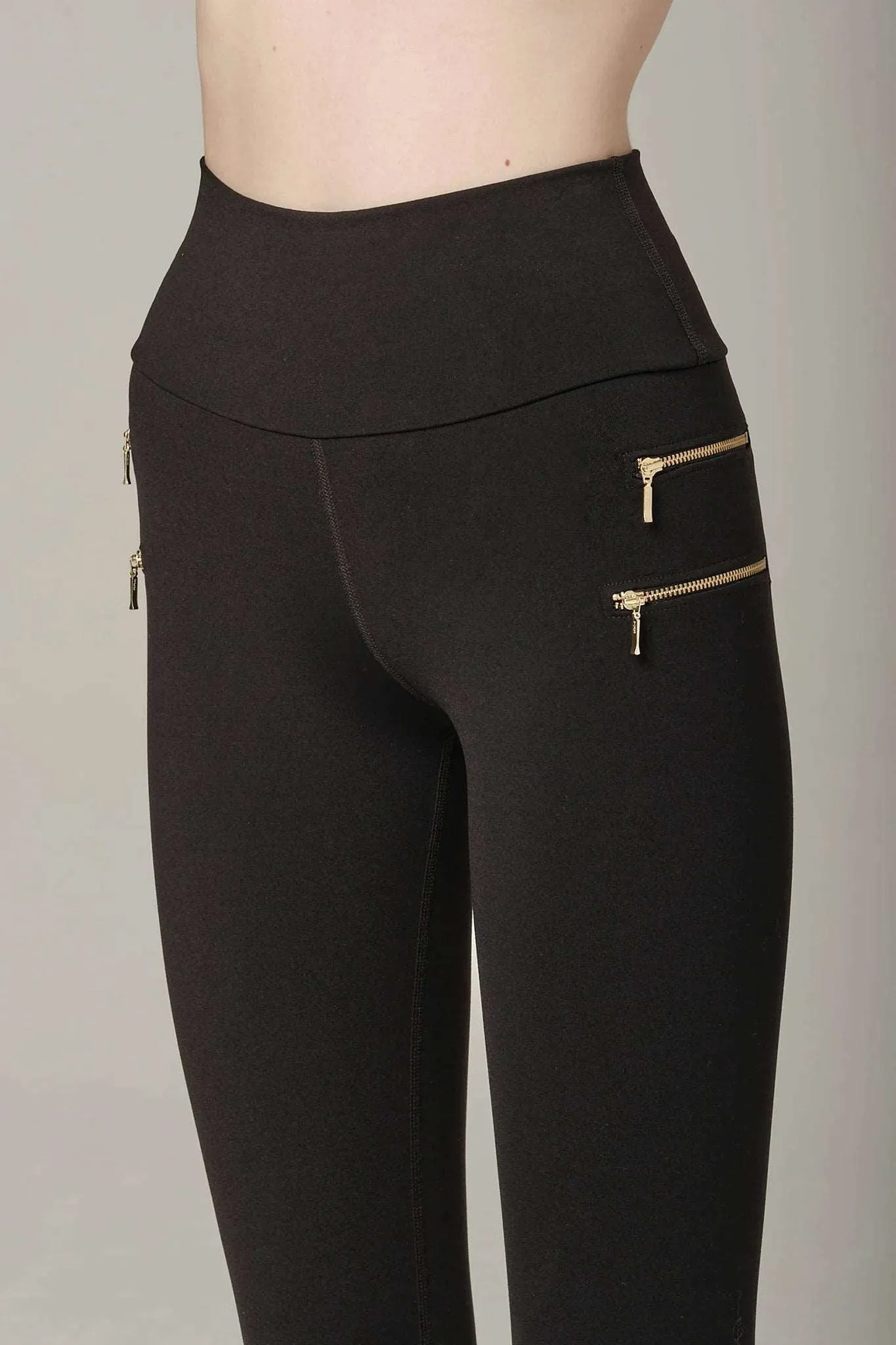 925 Fit Women's Zip It Super Soft Legging Pants - Black