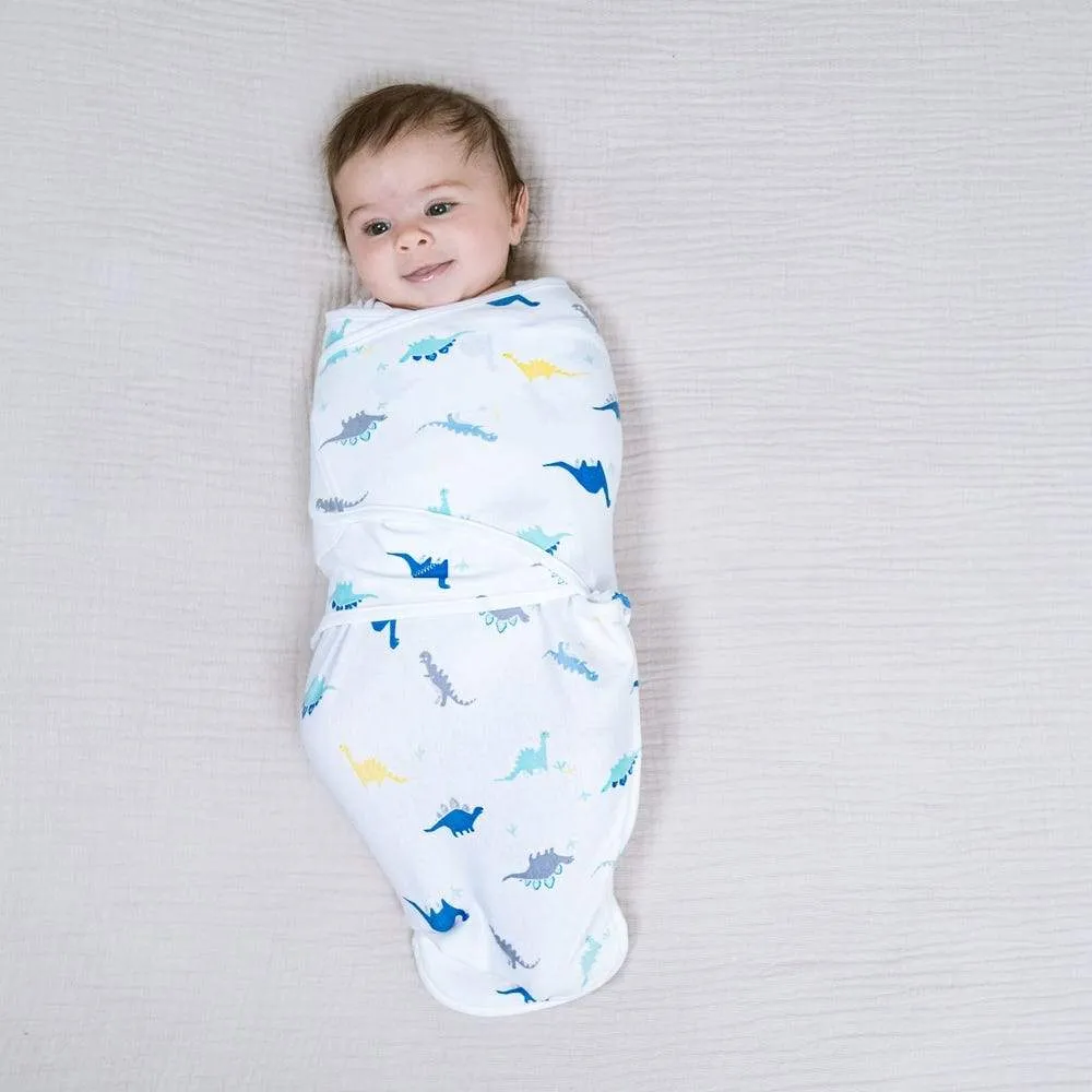 Aden and Anais 3 Pack Swaddle Wrap - Dino Rama