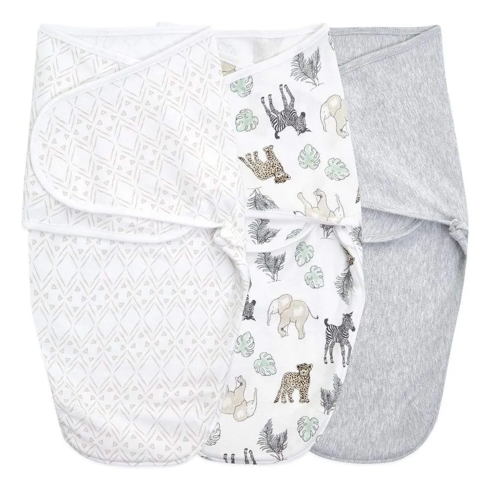 Aden and Anais 3 Pack Swaddle Wrap - Toile