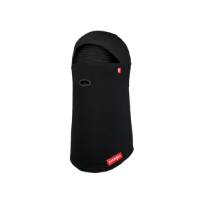 Airhole Waffle Knit Full Hinge Balaclava Black