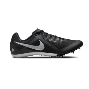 All Gender Nike Zoom Rival Multi Spike - Black/Metallic Silver/Lt Smoke Grey - Regular (D)