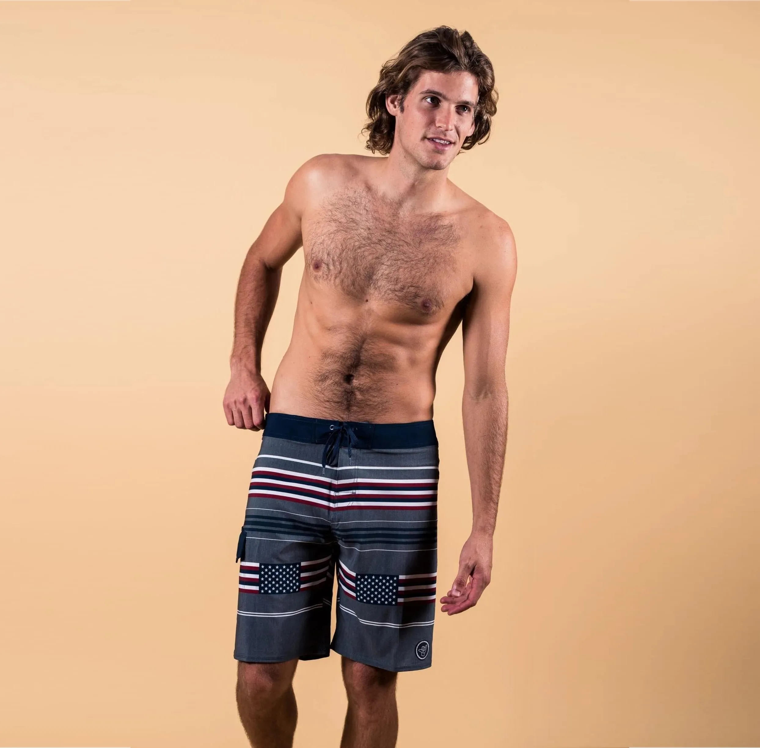 America Flag Boardshorts