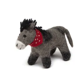 Amica Felt Donkey with Neckerchief