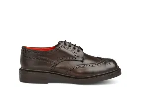 Anne Brogue Country Shoe - Espresso Burnished