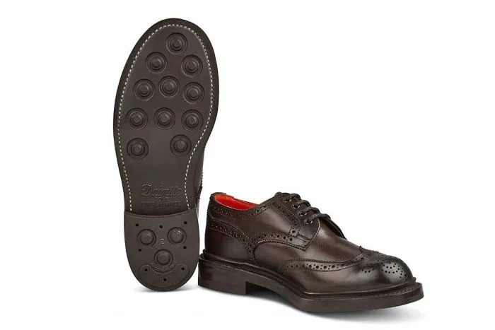 Anne Brogue Country Shoe - Espresso Burnished