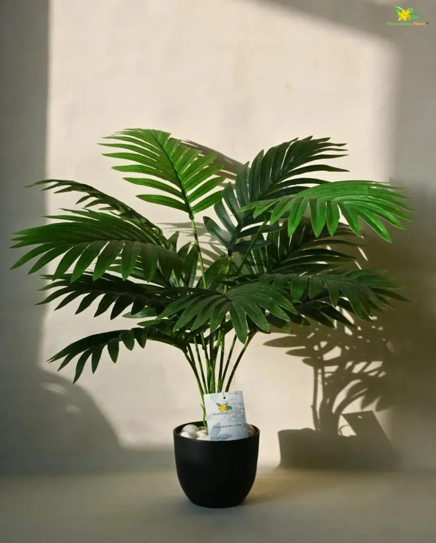 Areca Palm Artificial Plant with Pot | 12 Leaves | 2 feet