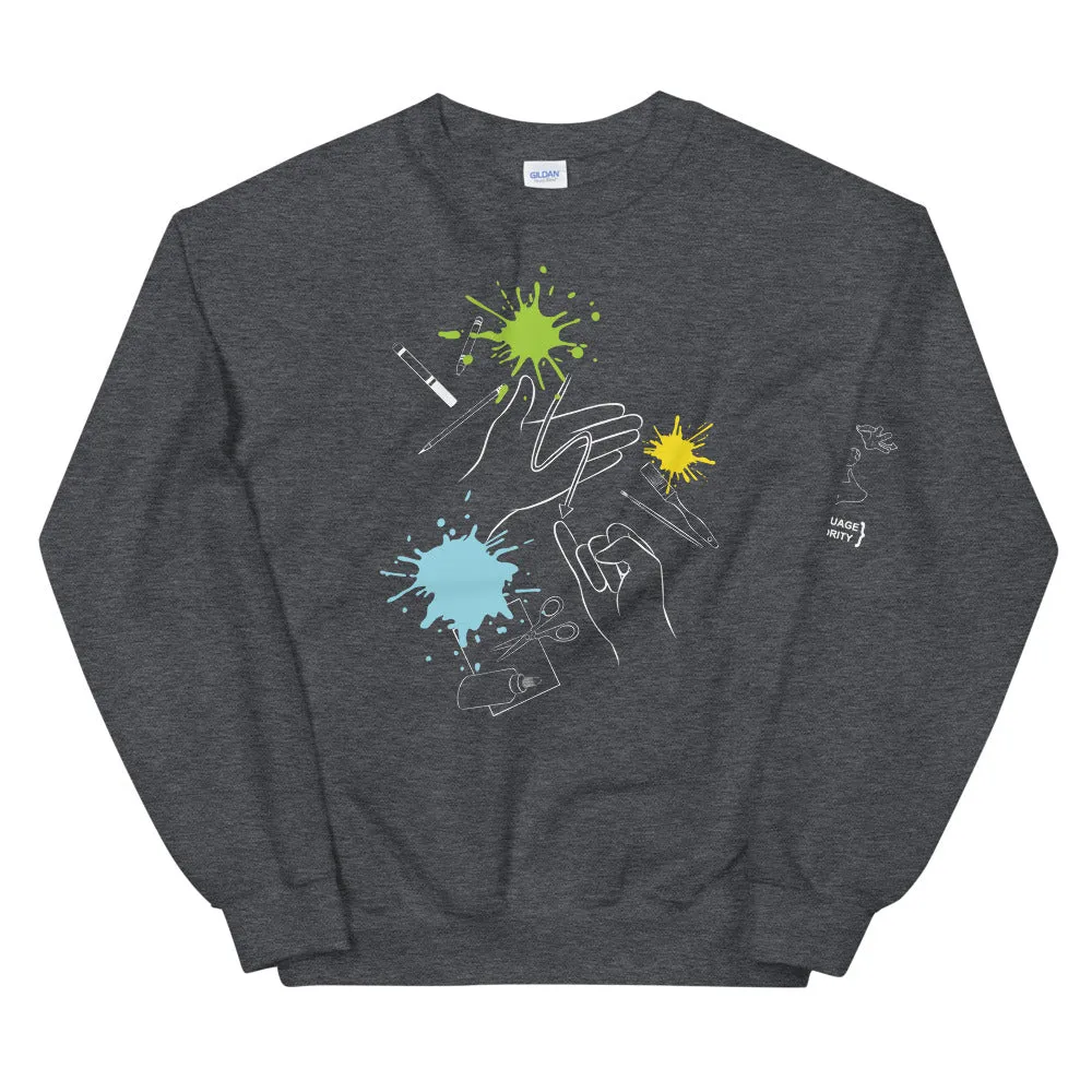 ART ( ASL) Crew Neck Sweatshirt