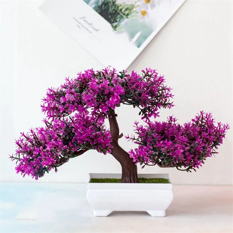 Artificial Plastic Plants Bonsai