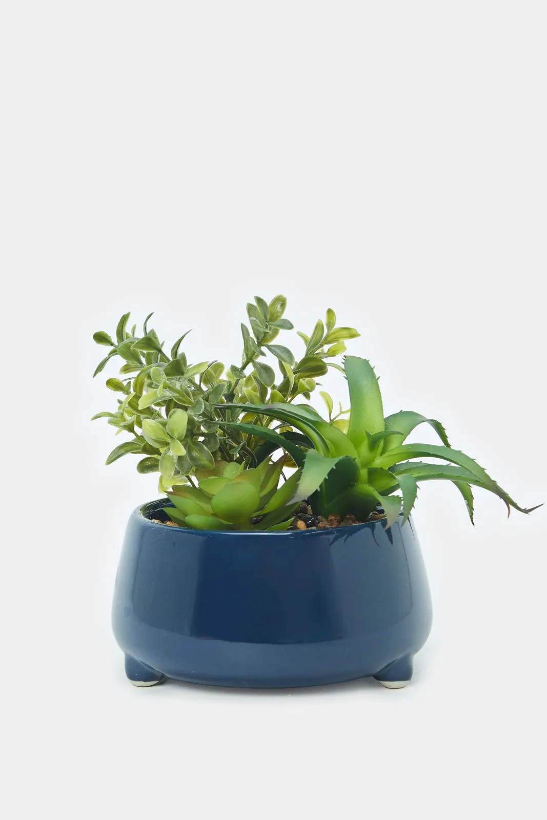 Artificial Succulent Plant With Ceramic Pot