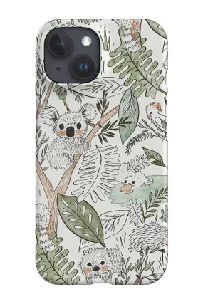 Australian Animals by Becca Story Smith Phone Case (Beige)