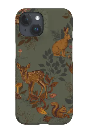 Autumn Forest by Linn Warme Phone Case (Green)