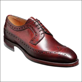 Barker Calvay Cherry Grain Wingtip Brogue/