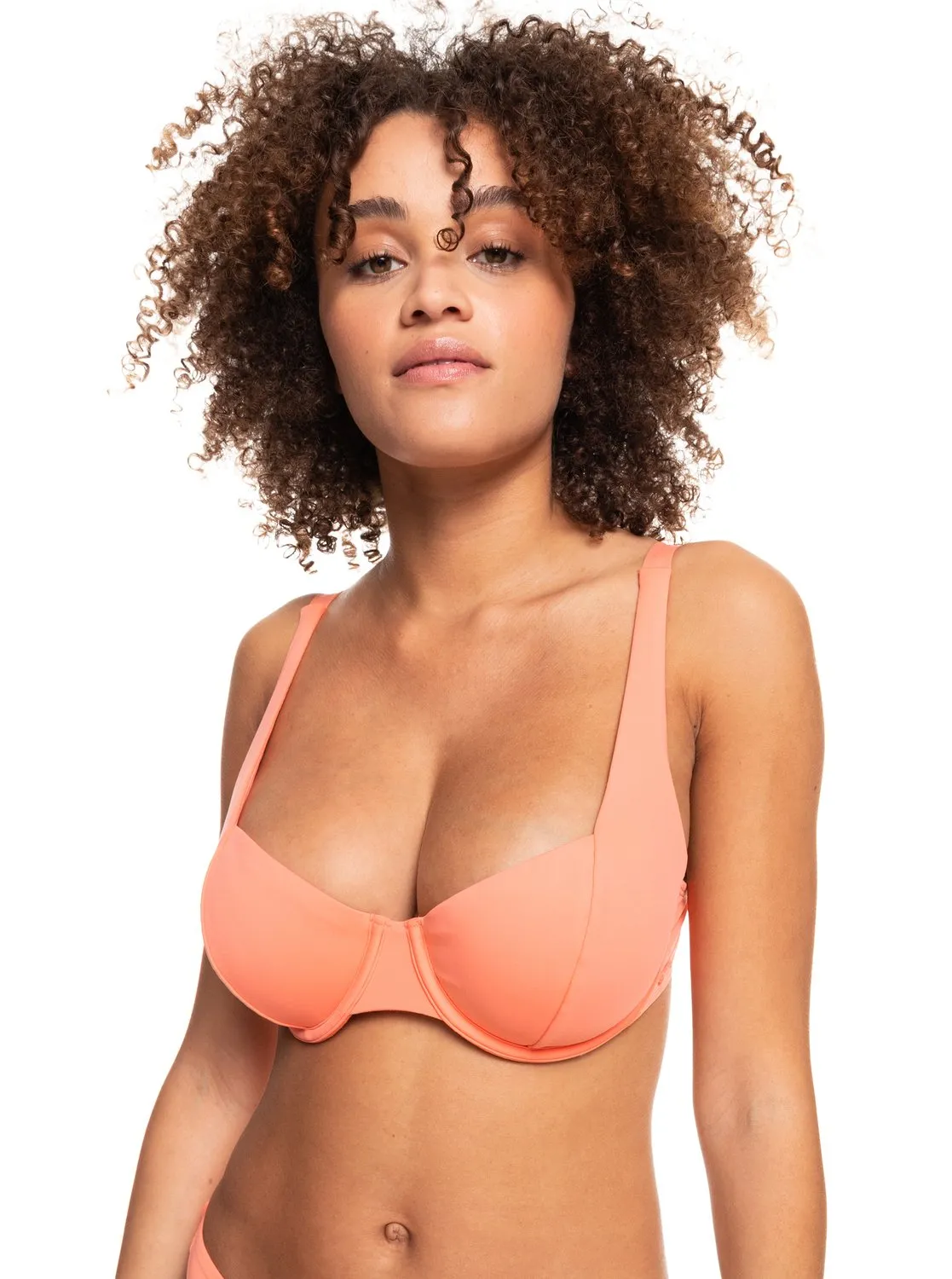 Beach Classics Underwired D-Cup Bikini Top - Fusion Coral