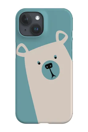 Bear Phone Case (Blue & White)