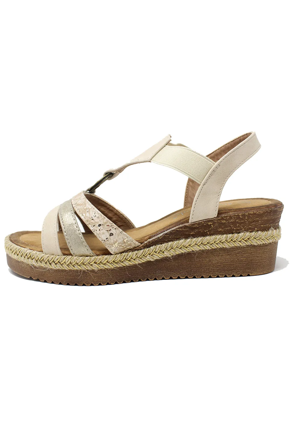 Beige Ring Sandal