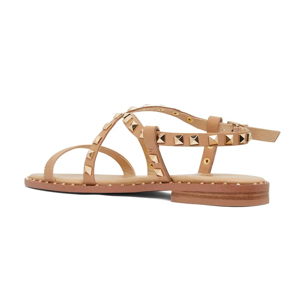 Berry Sandal in Tan  Leather