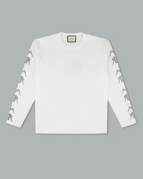 Big Rig Long Sleeve Tee. Optical White.