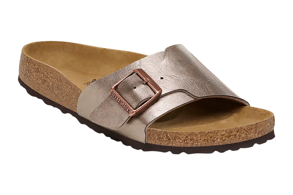 Birkenstock Catalina R Graceful Taupe Birko-Flor Womens