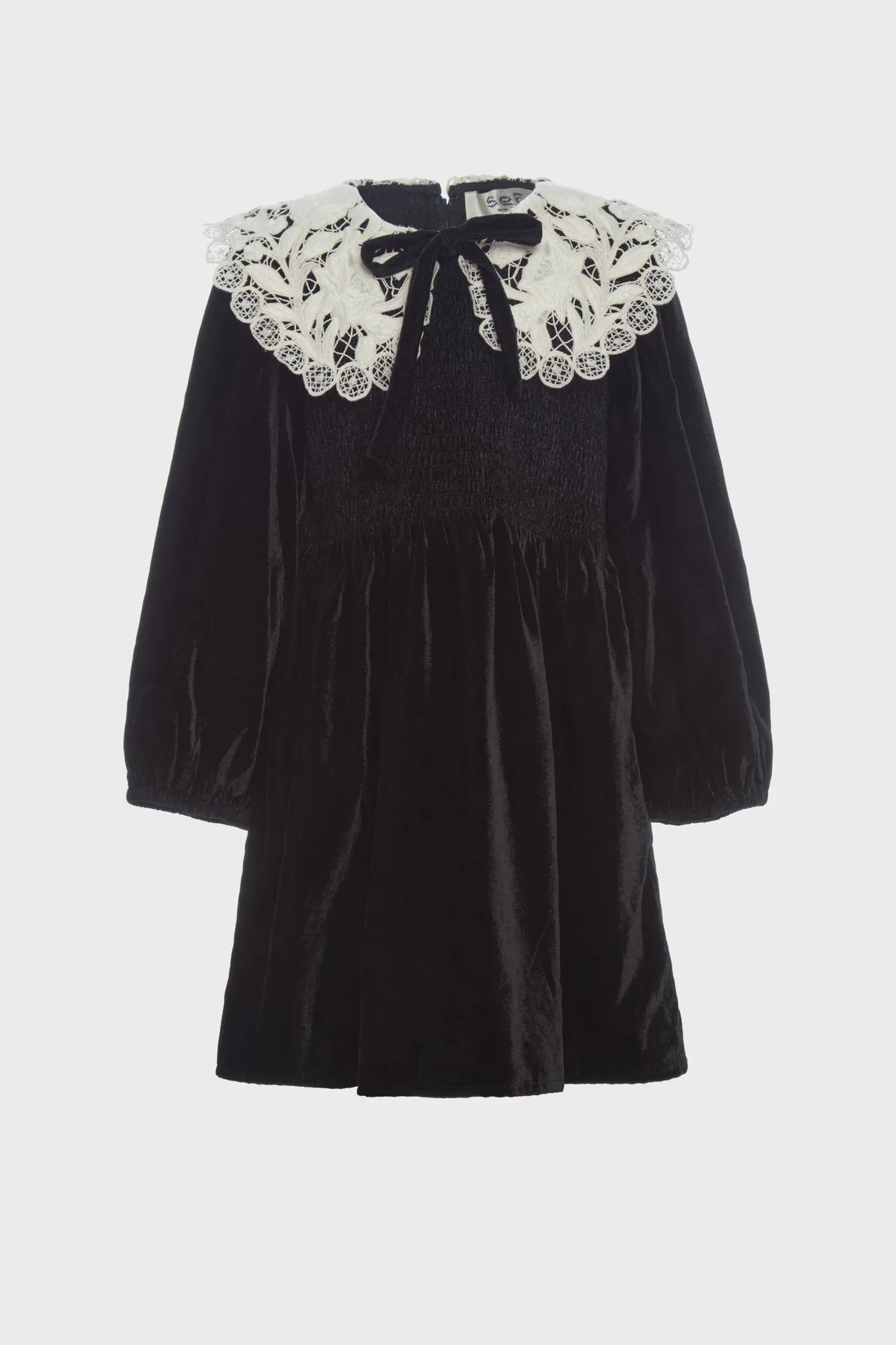 Black Kristeen Lace Long Sleeve Dress