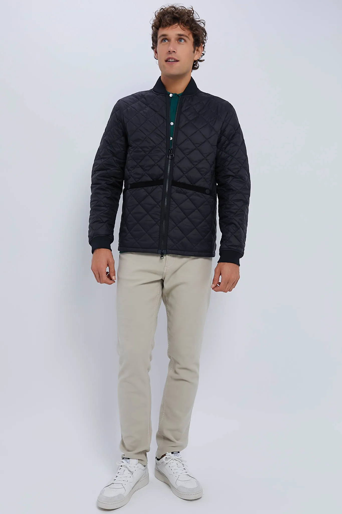 Black Re-Engineered Liddesdale Quilted Jacket