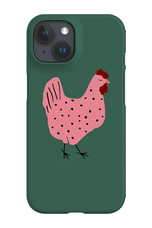 Bold Graphic Chicken Phone Case (Green)