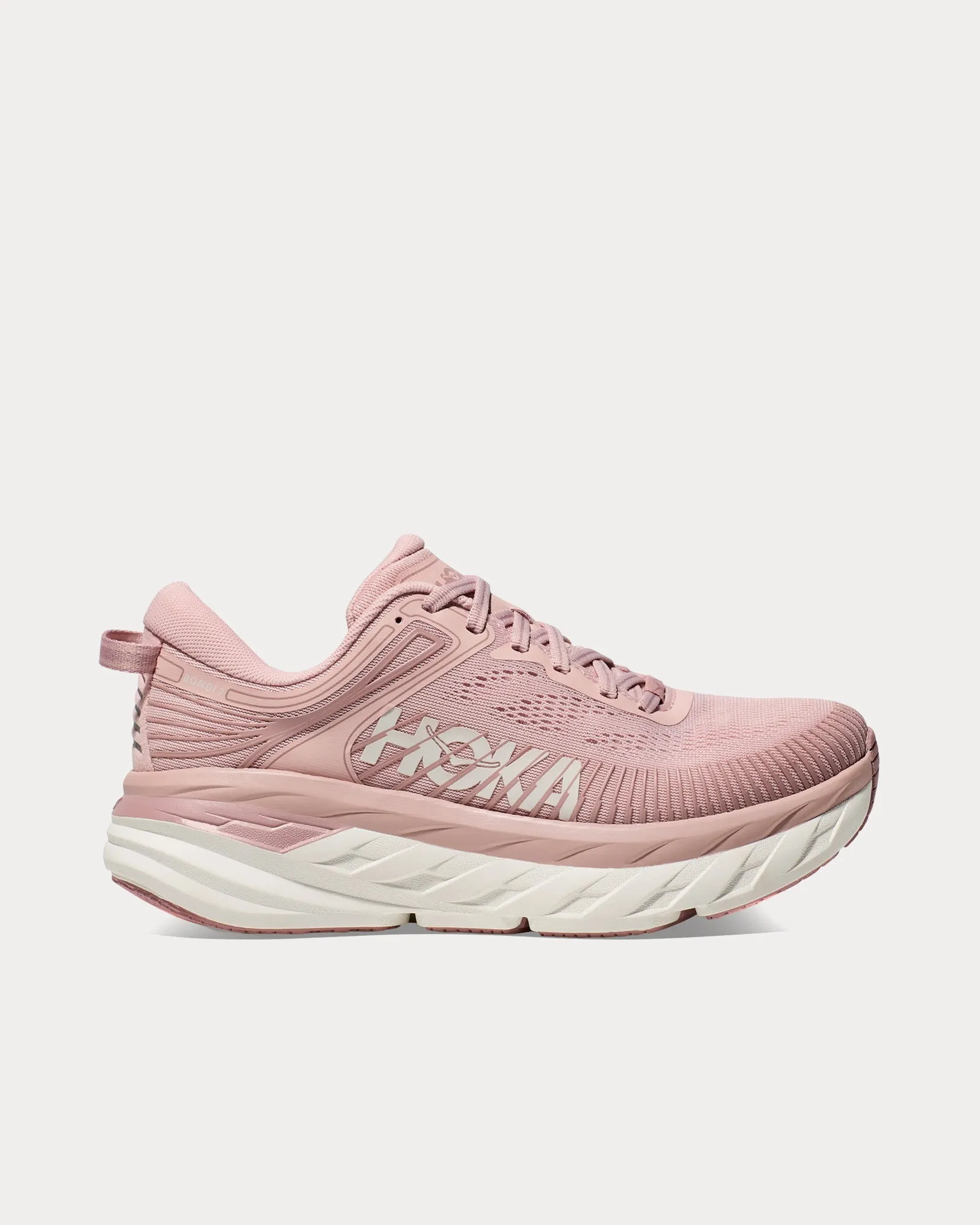 Bondi 7 Peach Whip / White Running Shoes